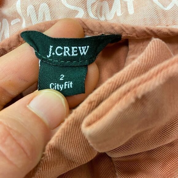 J. Crew blush Chino broken in scout city fit cropped‎ pants - Picture 5 of 8